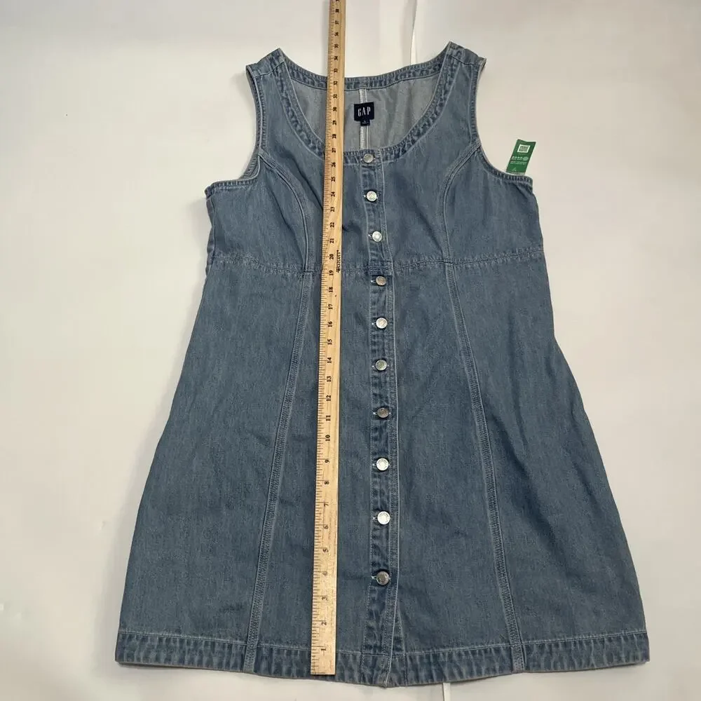 NWT Sz Large Gap Heritage Denim Mini Dress - Picture 6 of 7